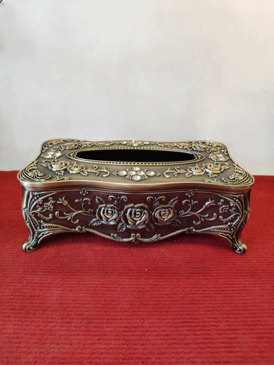 Hộp đựng giấy ăn bằng đồng
