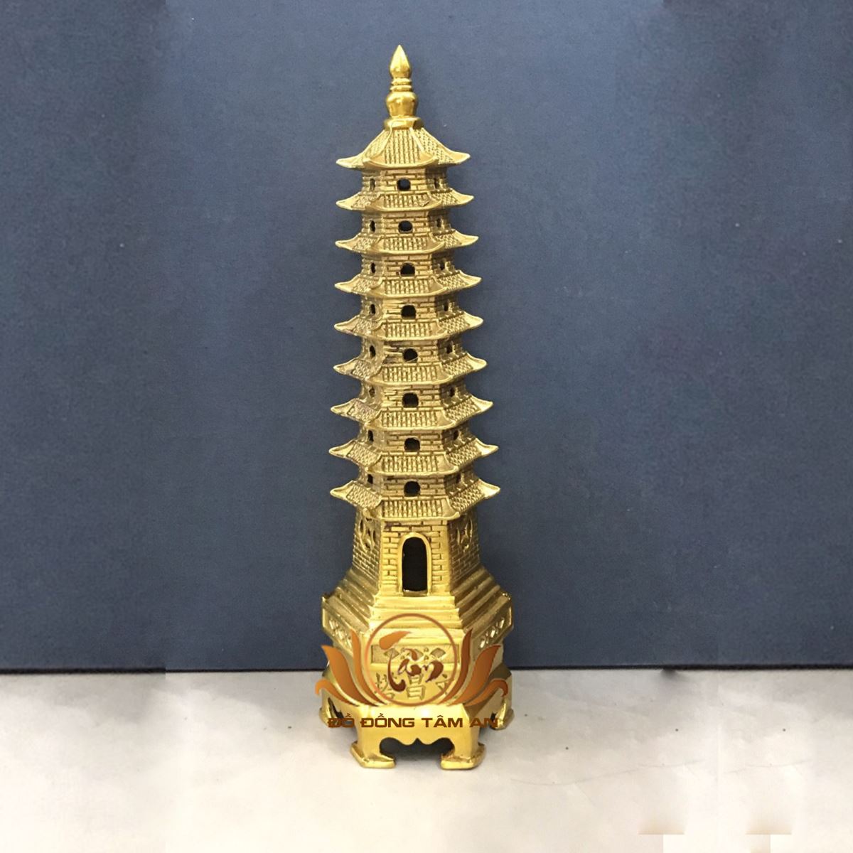 Tháp Văn Xương 9 tầng - cao 24,5cm, ngang 7cm, nặng 500g 2